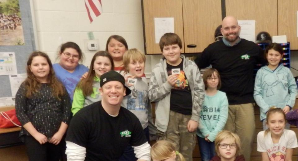 4th grade teacher, Mr. Matt Bodnar, was chosen as U93's Teacher of the Week (Jan. 31, 2017)