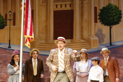 Theatrical production of "Music Man" on stage in 2024.