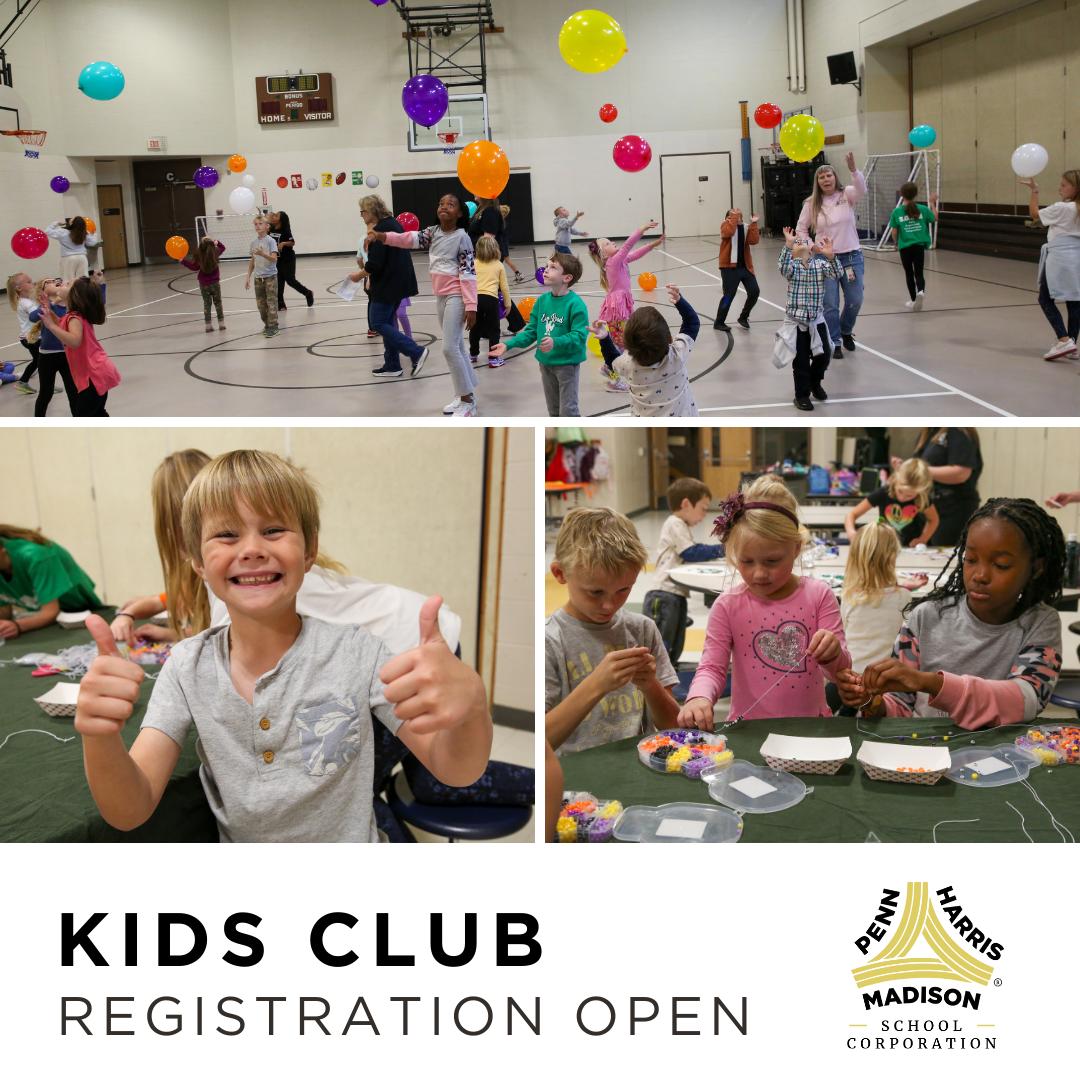 ✨ Registration is open for P-H-M’s Kids Club! ✨
Spots are still available for our before and after school care for elementary students.
More information here: https://www.phmschools.org/parents/general-info/kids-club/