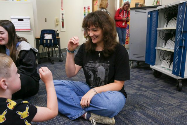 Penn student teaches bittersweet student American Sign Language