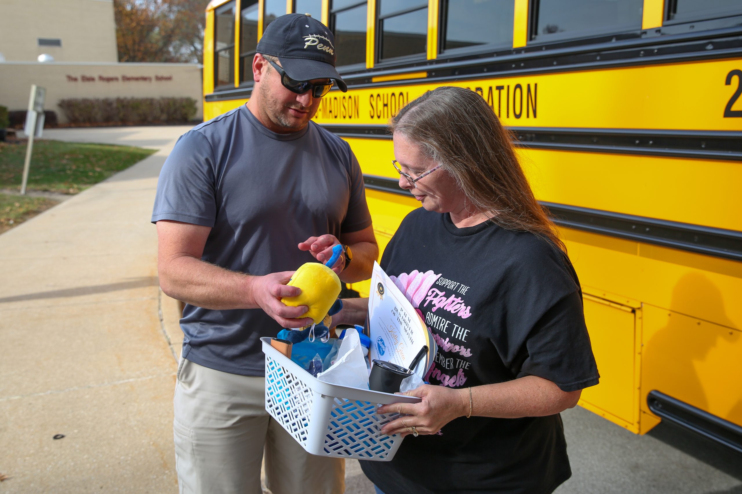 Bittersweet Principal Bob Thompson & students